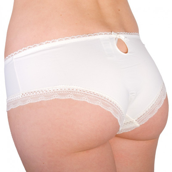 Cuecas para mulher Molvy creme com renda (MD-745-FPU)