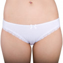 Cuecas para mulher Molvy branco com renda (MD-750-KEB)