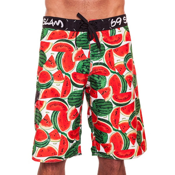 Fatos de banho para homem 69SLAM Long Boardshort Melancia