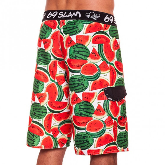 Fatos de banho para homem 69SLAM Long Boardshort Melancia