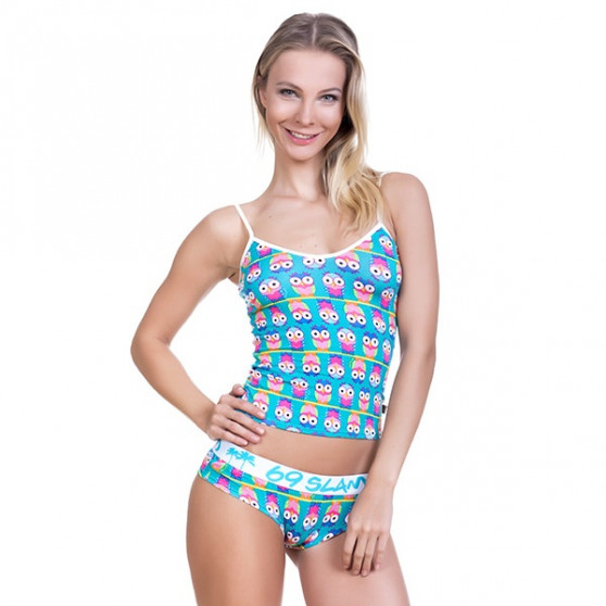 Tank Top para mulher 69SLAM Top bambu Owl