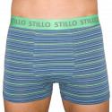 Boxers para homem Stillo cinzento com riscas verdes (STP-010)