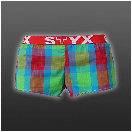 Boxers para mulher Styx Sport Green Dice (T520)