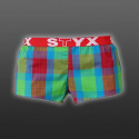 Boxers para mulher Styx Sport Green Dice (T520)