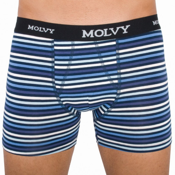 2PACK Boxers para homem Molvy multicolorido (KP-044-BEU)