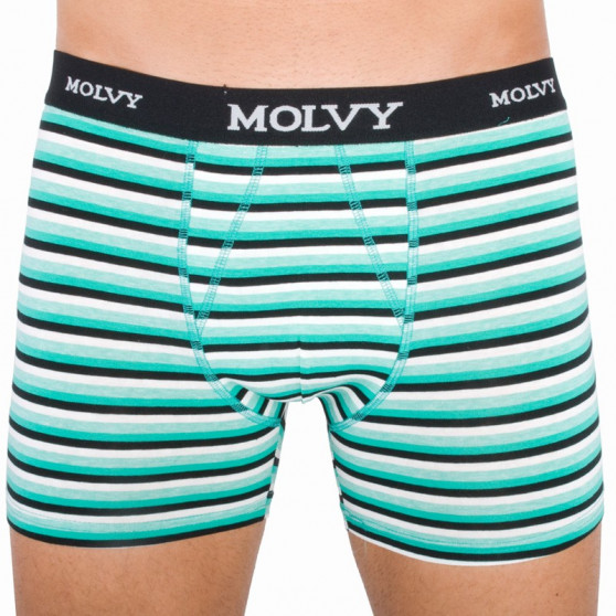 2PACK Boxers para homem Molvy multicolorido (KP-044-BEU)