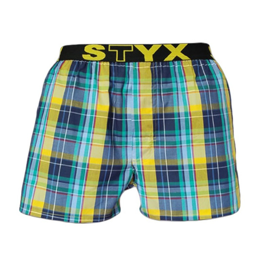 Boxers para homem Styx desporto elástico multicolorido (B514)