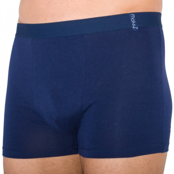 2PACK Boxers para homem Molvy azul escuro (KP-042-BEU)