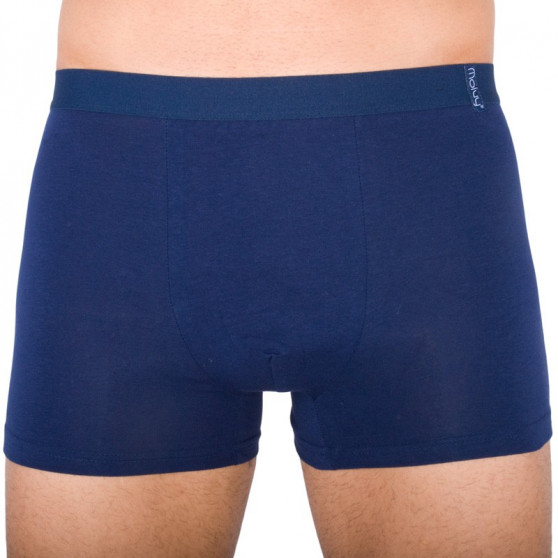 2PACK Boxers para homem Molvy azul escuro (KP-042-BEU)