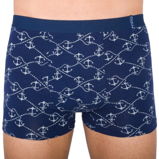 2PACK Boxers para homem Molvy azul escuro (KP-042-BEU)