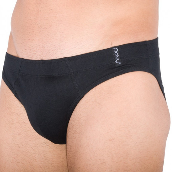 2PACK cuecas para homem Molvy preto e azul (KP-013)