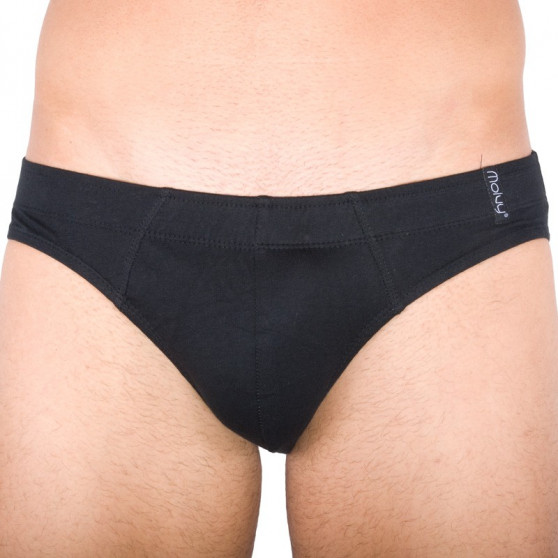 2PACK cuecas para homem Molvy preto e azul (KP-013)