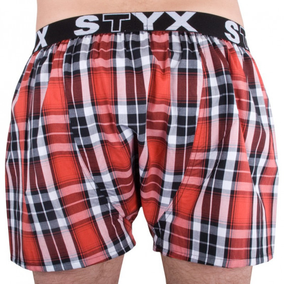 Boxers para homem Styx desporto elástico multicolorido (B609)