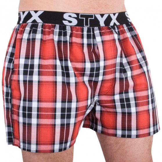 Boxers para homem Styx desporto elástico multicolorido (B609)