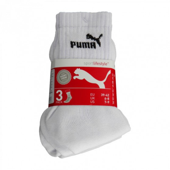 3PACK meias Puma branco (241005001 300)