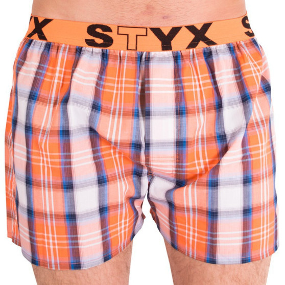 Boxers para homem Styx desporto elástico multicolorido (B601)