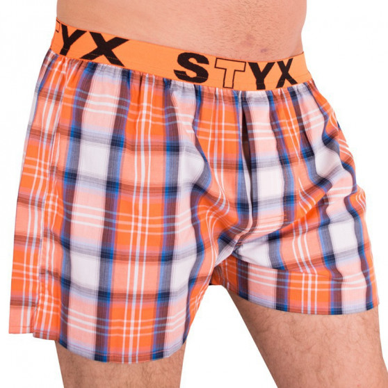 Boxers para homem Styx desporto elástico multicolorido (B601)