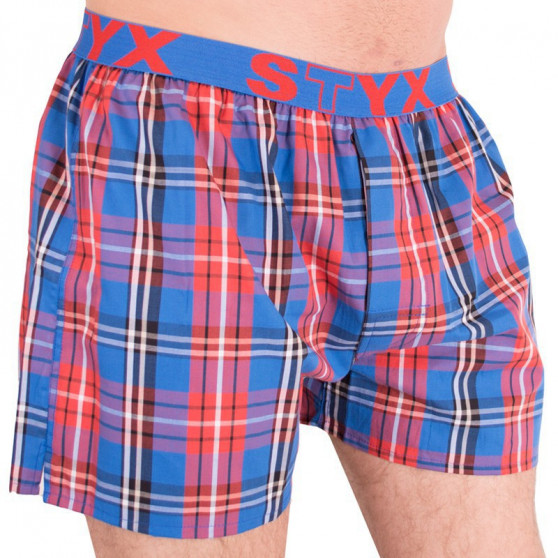 Boxers para homem Styx desporto elástico multicolorido (B604)