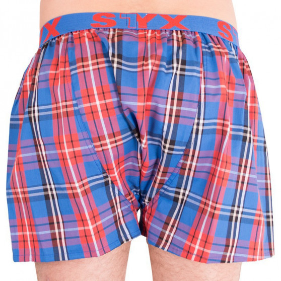 Boxers para homem Styx desporto elástico multicolorido (B604)