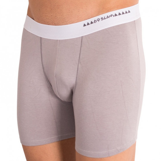 Boxers para homem 69SLAM fit bambu plain grey