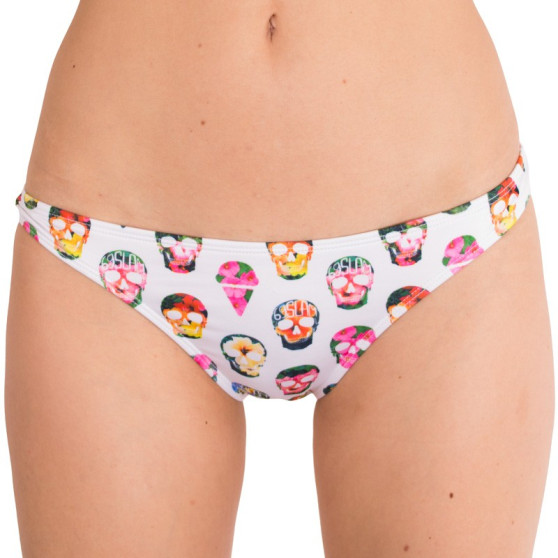 Fatos de banho para mulher 69SLAM cuecas cheeky hibiscus skull