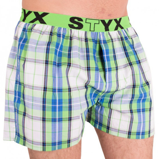 Boxers para homem Styx desporto elástico multicolorido (B610)