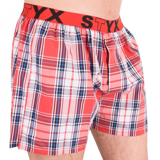 Boxers para homem Styx desporto elástico multicolorido (B602)