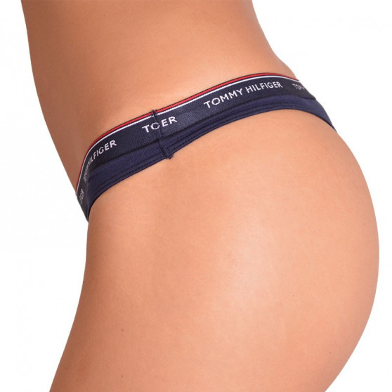 3PACK Tanga para mulher Tommy Hilfiger multicolorido (UW0UW00048 012)