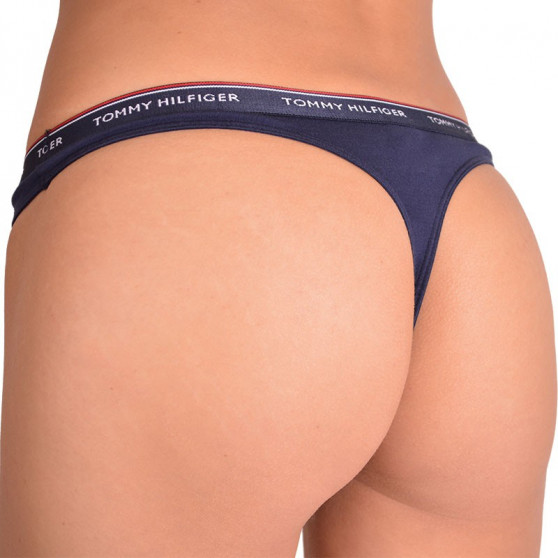 3PACK Tanga para mulher Tommy Hilfiger multicolorido (UW0UW00048 012)