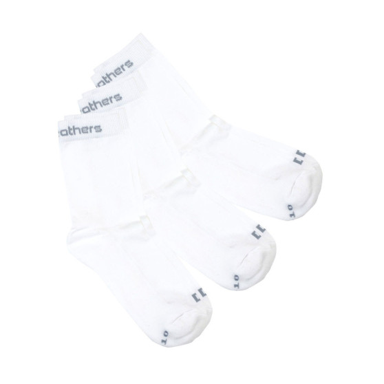 3PACK meias Horsefeathers branco (AA547B)