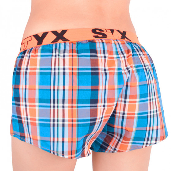 Boxers para mulher Styx desporto elástico multicolorido (T608)