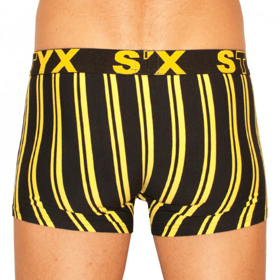 Boxers para homem Styx desporto elástico multi-colorido (G762)