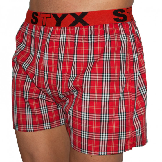 Boxers para homem Styx desporto elástico multicolorido (B524)