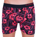 Boxers para homem 69SLAM fit bambu hibiscus red