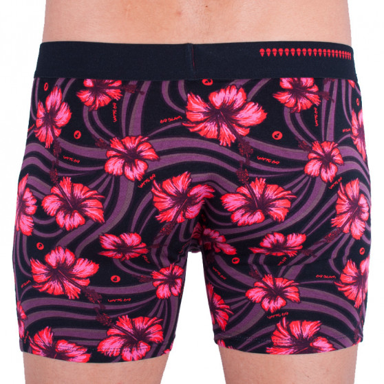 Boxers para homem 69SLAM fit bambu hibiscus red