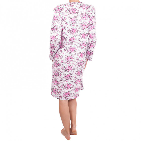 Camisa de noite de senhora Molvy com flores