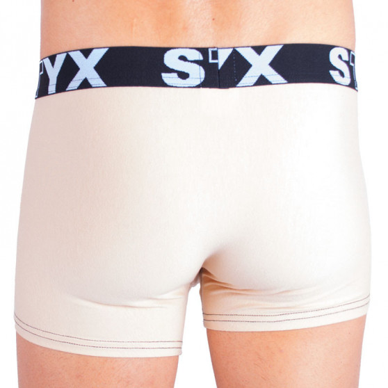 Boxers para homem Styx desporto elástico bege (G3)