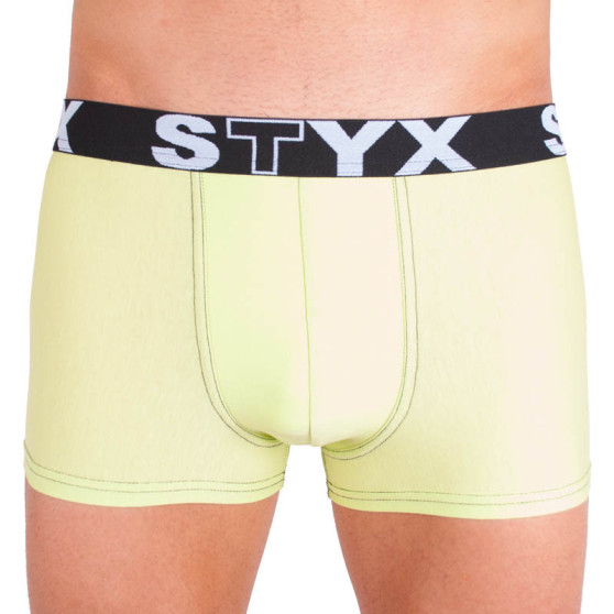 Boxers para homem Styx desporto borracha esverdeada (G4)