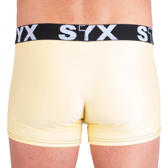 Boxers para homem Styx desporto elástico amarelo claro (G5)