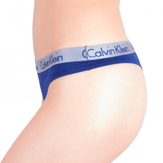 Tanga para mulher Calvin Klein azul (QD3539E-SX1)