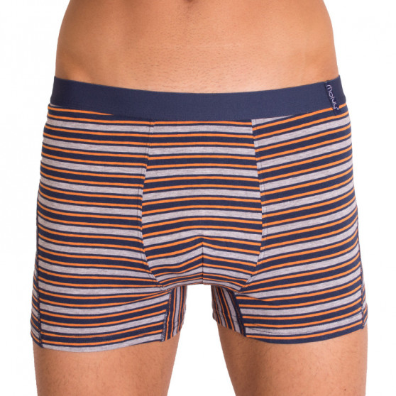 2PACK Boxers para homem  cinzento com riscas Molvy