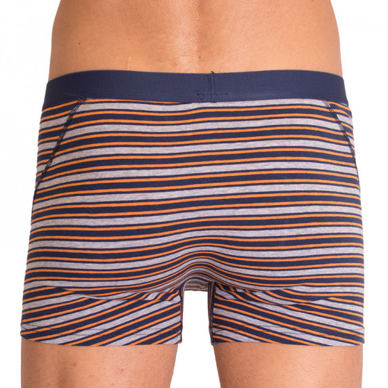 2PACK Boxers para homem  cinzento com riscas Molvy