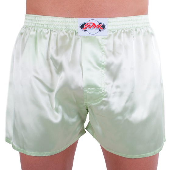 Boxers para homem Styx clássico de borracha acetinada verde (C382)