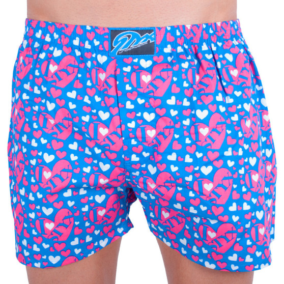 Boxers para homem Styx arte clássica borracha azul hearts (A652)