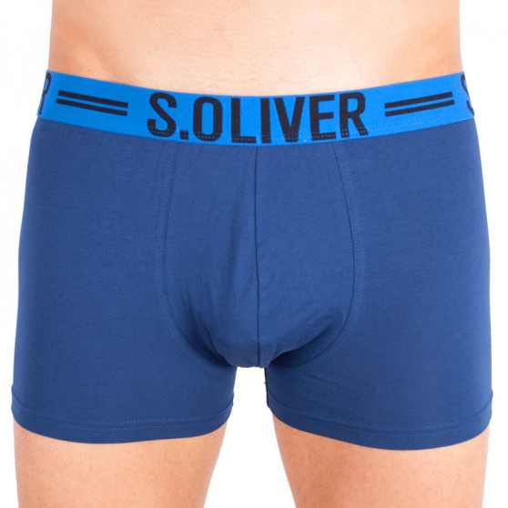 3PACK Boxers para homem S.Oliver azul (26.899.97.4229.12C1)