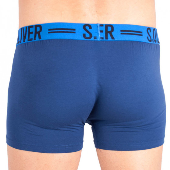 3PACK Boxers para homem S.Oliver azul (26.899.97.4229.12C1)