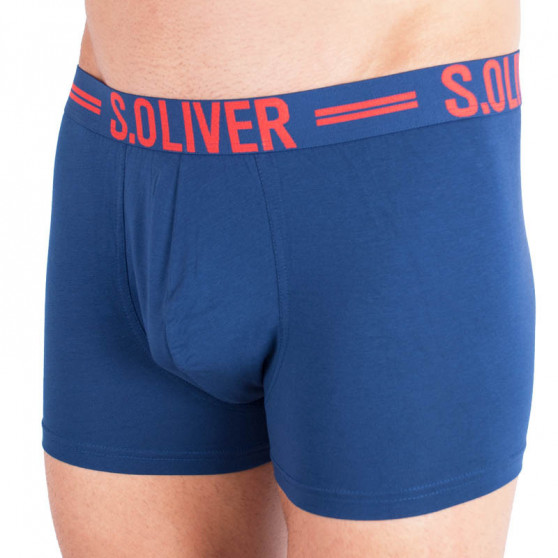 3PACK Boxers para homem S.Oliver azul (26.899.97.4229.12C1)