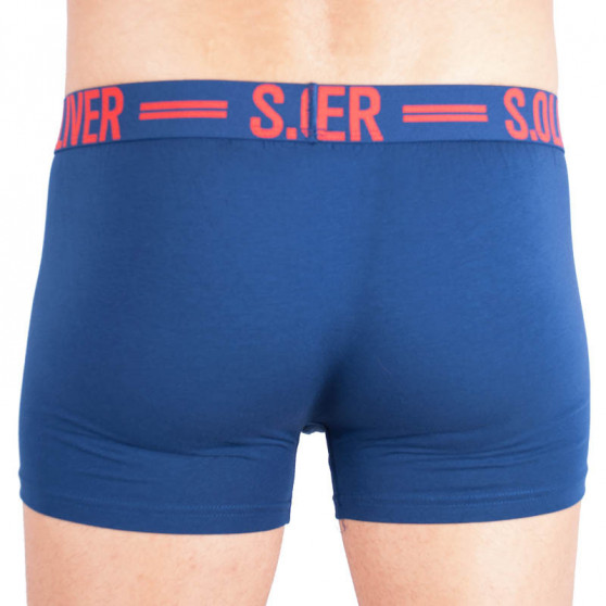 3PACK Boxers para homem S.Oliver azul (26.899.97.4229.12C1)