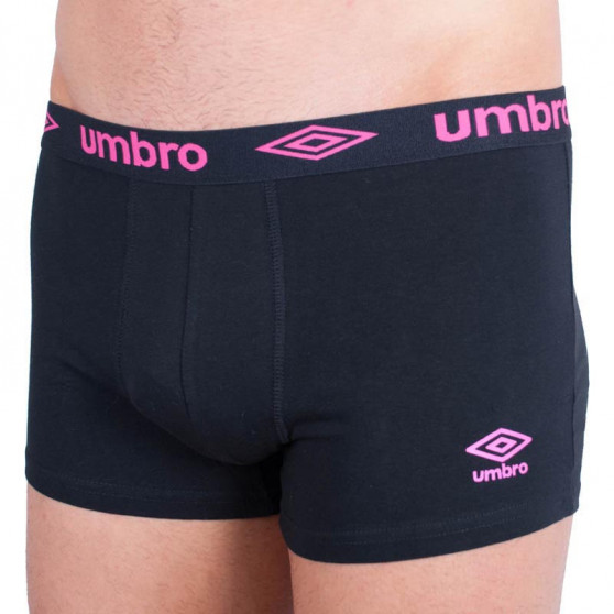 Boxers para homem Umbro short preto e rosa