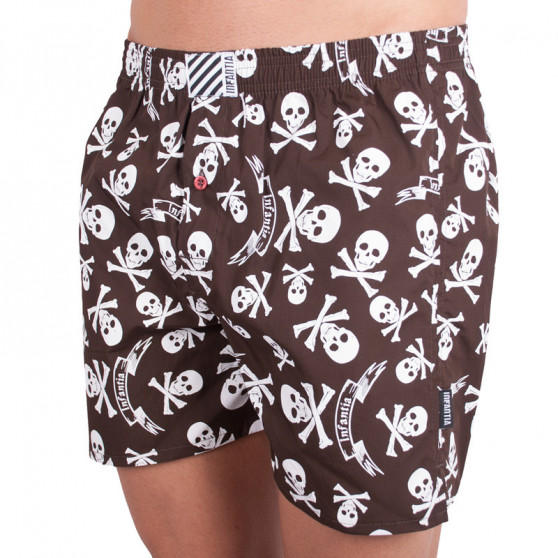 Boxers para homem Infantia castanho com estampado PTKG19